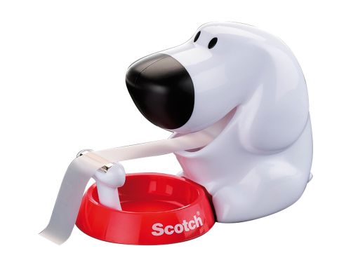 Desenrolador scotch de secretaria doggy c31 de 19mm x7,5 mt inclui rolo de fita magic , Scotch , 75617 , 4046719743193